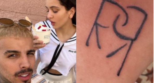 Fan busca eliminar tatuaje tras ruptura de Rosalía y Rauw