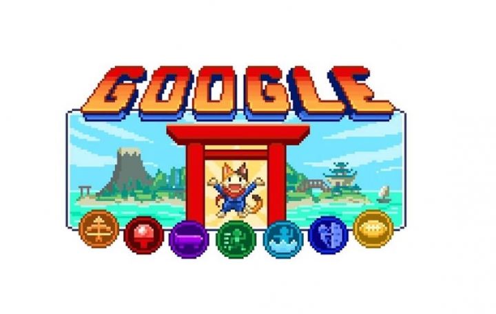 Google homenajea a Tokio 2020 con su Doodle.