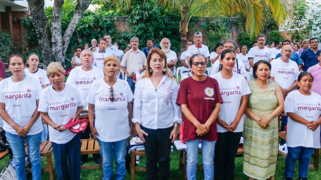 Refrenda Margarita González Saravia su compromiso con la transformación de Morelos