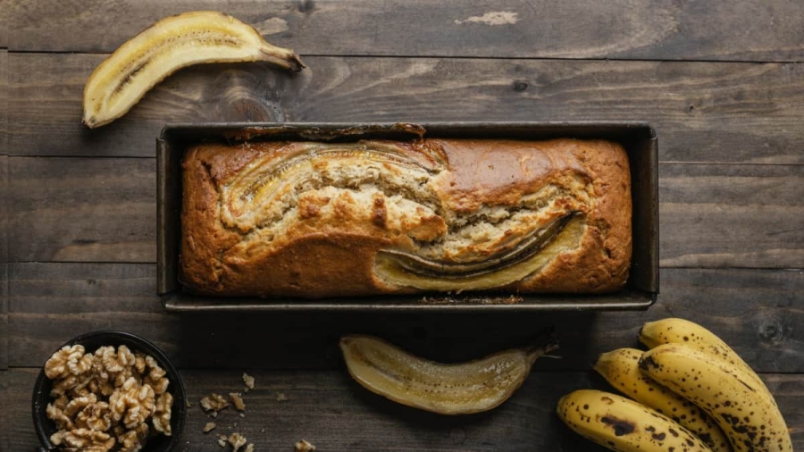 Plátano y chocolate: El panqué perfecto para un desayuno delicioso
