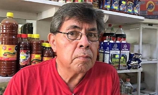 Miguel Leana Vélez, representante de los comerciantes del Centro Histórico de Cuautla.