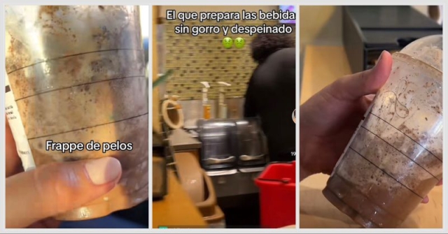 Joven encuentra cabellos en su café de Starbucks; el video se hace viral.