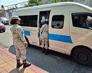 Guardia Nacional y Ejército Mexicano implementan operativo 'Pasajero Seguro' en puntos de abordaje en Morelos