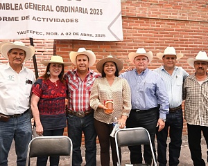 Ganaderos de Morelos reconocen a Margarita González Saravia por el impulso al campo